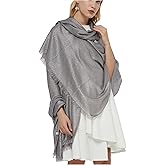 PANTONIGHT Women's Sparkling Metallic Evening Shawl Lightweight Wedding Shawl Extra Large Dressy Shawls and Wraps for Party