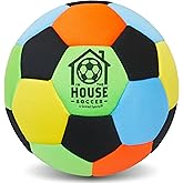 U Scored Sports in The House Soccer Ball - Indoor Size 4 Padded Soccer Ball for Girls (Ages 3+), Boys (Ages 3+) & Adults - Bring Soccer Practice Home - Perfect for Juggling - Gift for Soccer Player