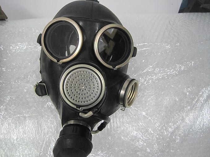 Gasmaske Filter Tasche Gummi-Maske Fetisch Halloween