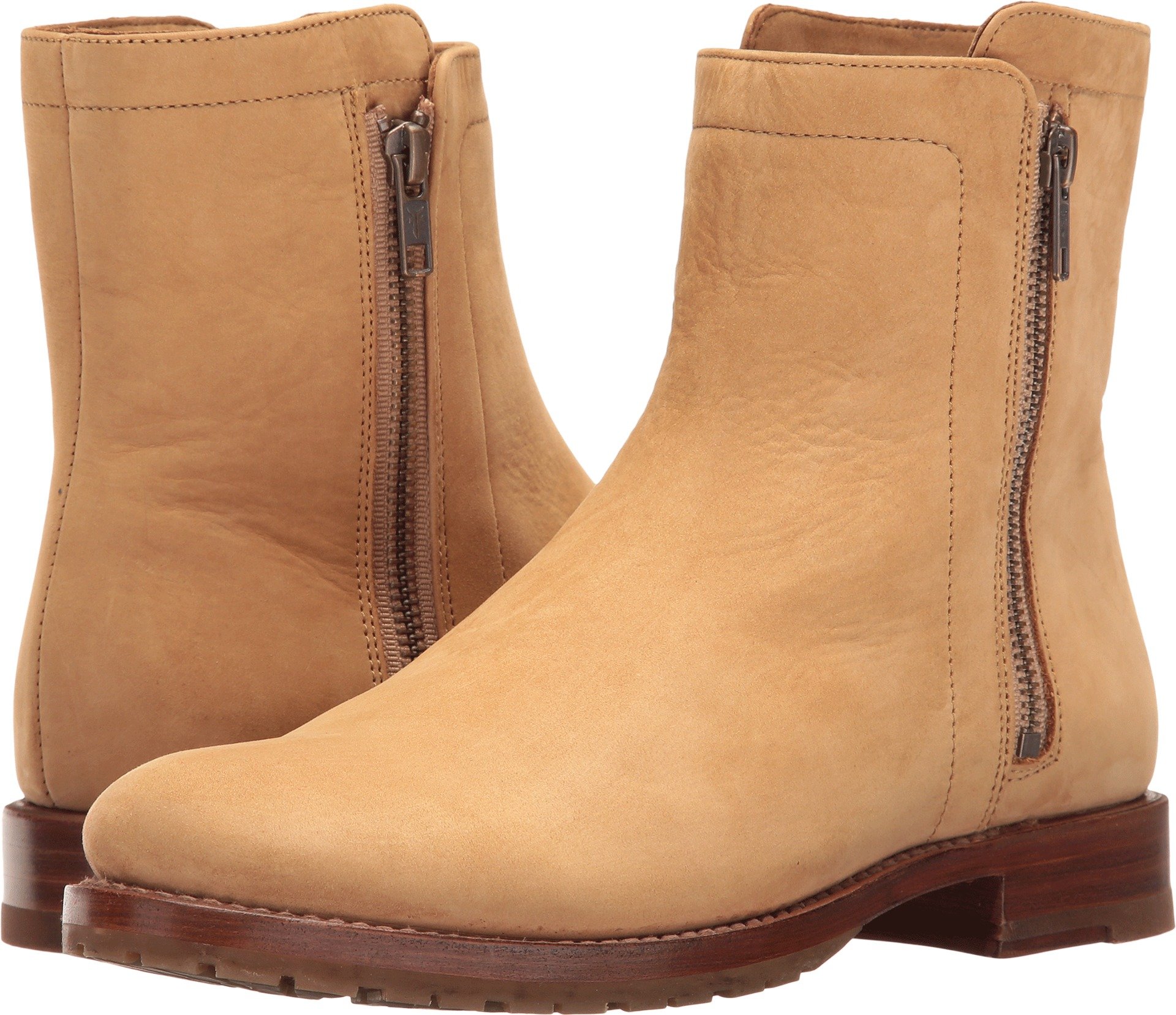 natalie double zip frye