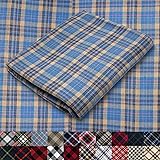 Pico Textiles 2 Yards Bolt Blue and Tan Tartan