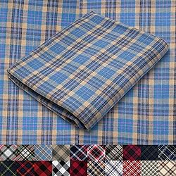 Pico Textiles 2 Yards Bolt Blue and Tan Tartan