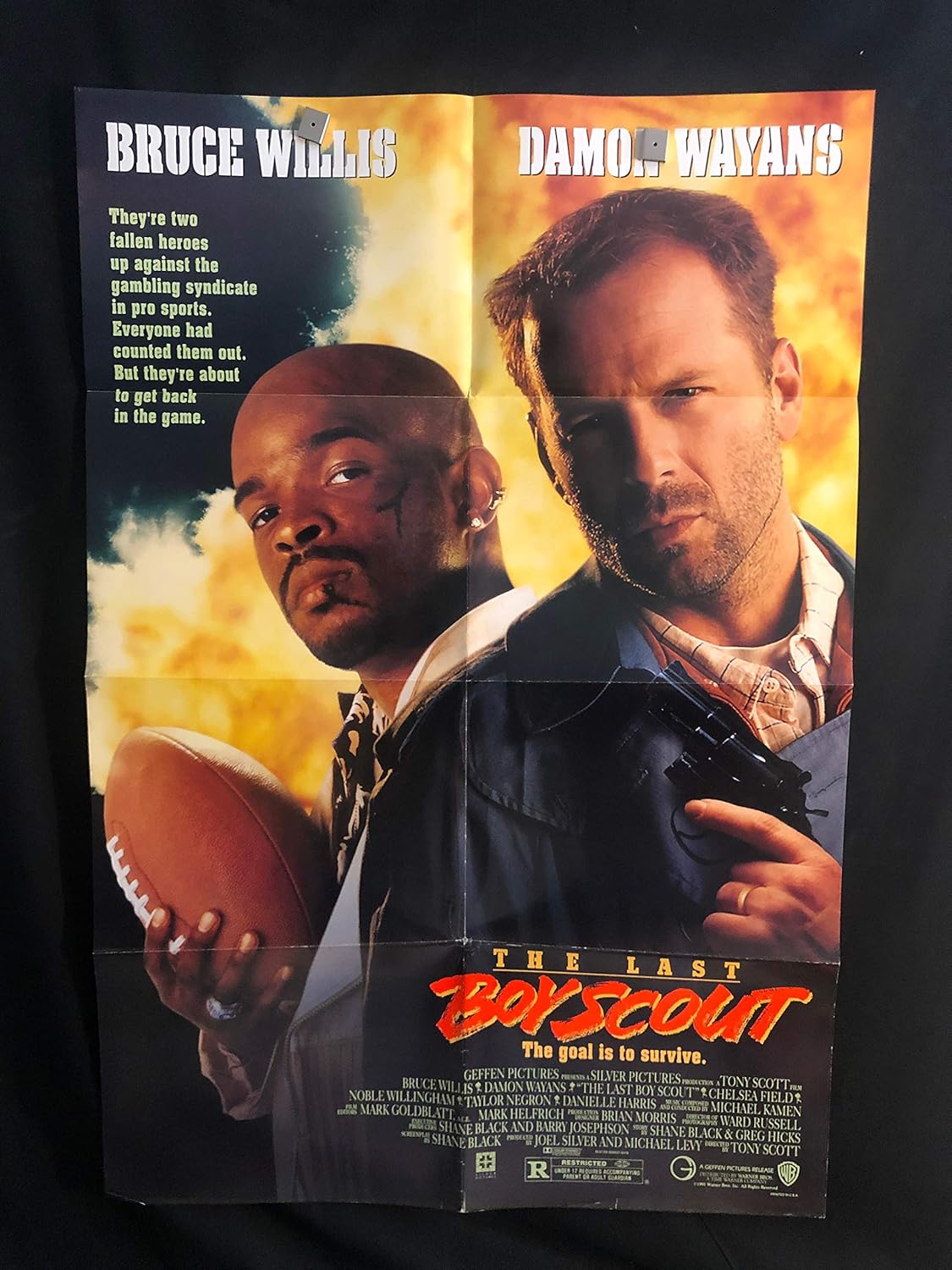 The Last Boy Scout 1991 Original Vintage One Sheet Movie Poster Bruce Willis Damon Wayans Football Nfl Boyscout At Amazon S Entertainment Collectibles Store The Last Boy Scout 1991 Original Vintage One Sheet Movie Poster Bruce Willis Damon Wayans Football Nfl Boyscout At Amazon S Entertainment Collectibles Store