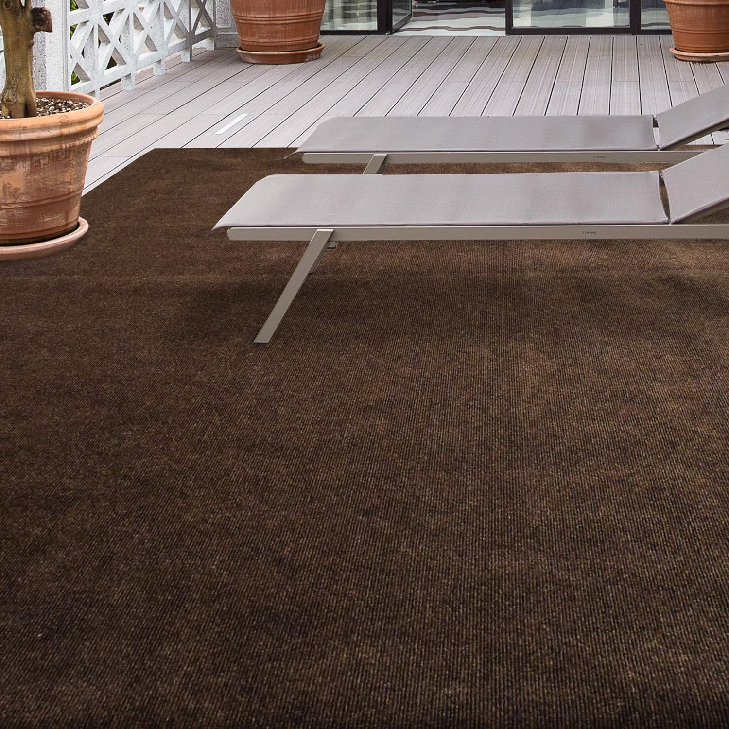 Deck iCustomRug Affordable Indoor/Outdoor Carpet with Marine Backing