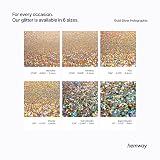 Hemway Holographic Glitter Shaker 130g Fine 1/64in Gold Silver Resin view 3