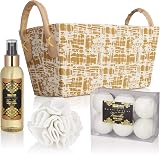BRUBAKER Vanilla Golden Paradise 13pc Bath Gift Set Truc Crate Vanilla Roses view 3