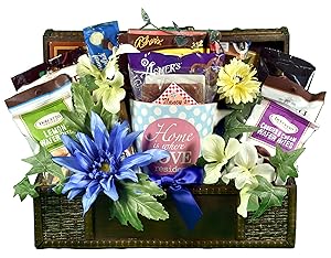 Where The Heart Is, A Housewarming Gift Basket To Welcome Neighbors or Celebrate The Excitement Of A New Home With Friends Or Family, 6 lb
