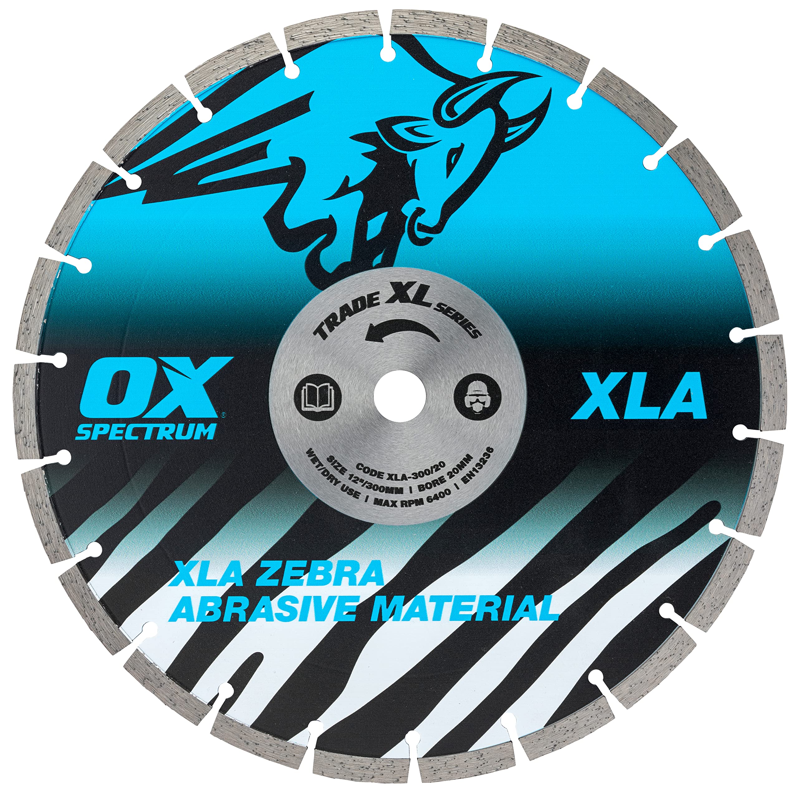 OX Trade XL Abrasive Diamond Blade - 300/20mm