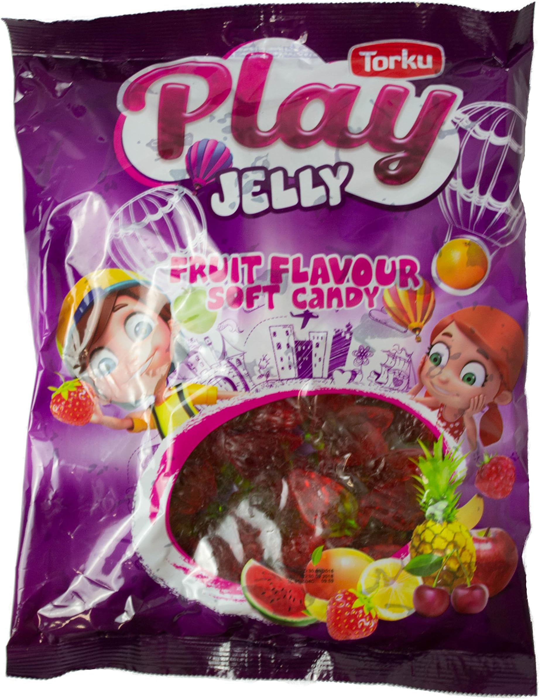 Jelly Strawberries Sweets, 1000g