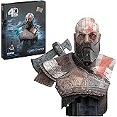 4D Build, God of War Kratos 3D Model Kit, PlayStation Game, Desk Décor, Adult Puzzles, Building Toys, 3D Puzzles for Adults &