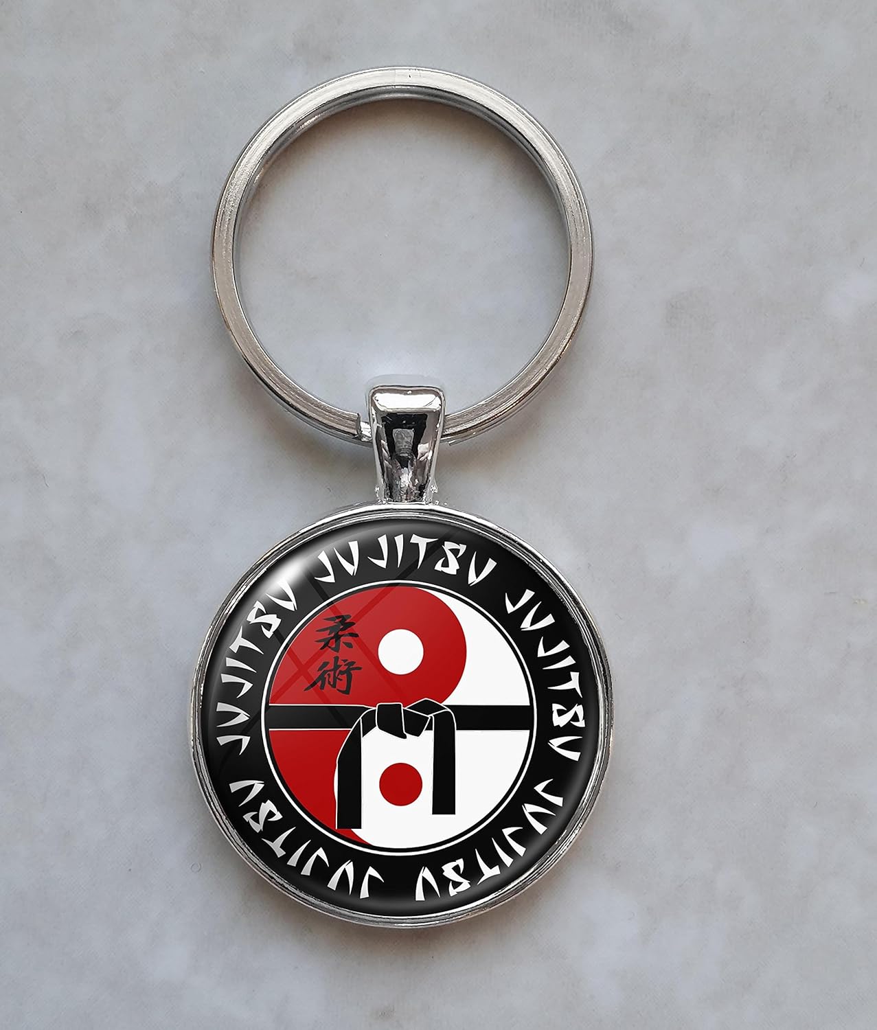 Jujitsu Martial Arts Keychain Handmade