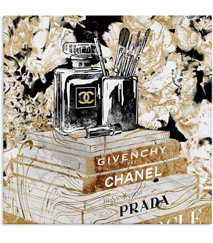 Amazon.com: buyartforless Framed Chanel Black Urban Chic by