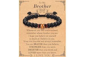 ACOGVN Gifts for Husband Brother Boyfriend Uncle Son Nephew Grandson Fiance Stepdad New Dad First Time Dad To Be Bracelet Gifts, Graduation Fathers Day Birthday Christmas Anniversary Valentines Day Gifts for Him Teen Boy Men