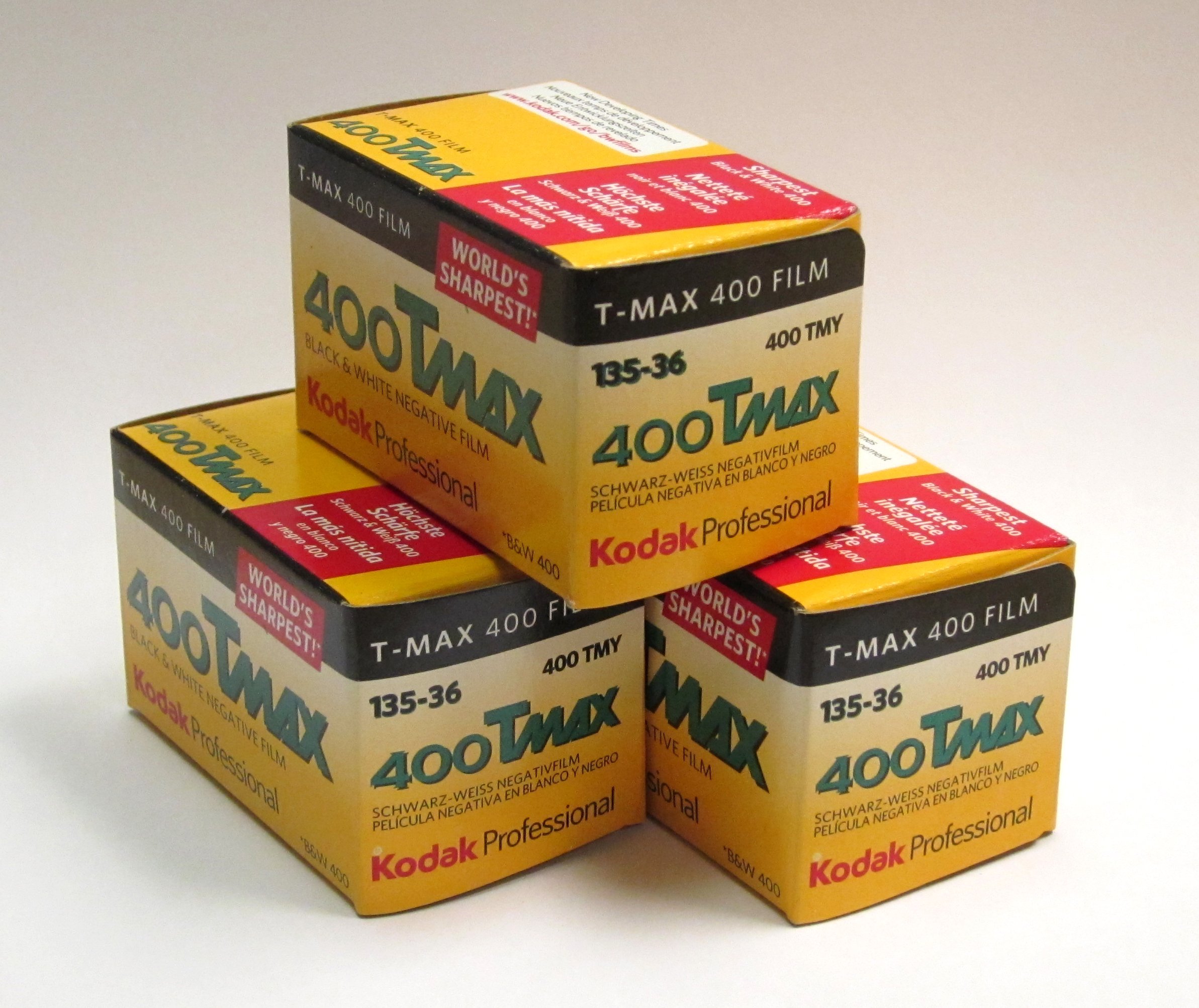 Kodak T-Max 400 36 Shots Black & White 3 Pack