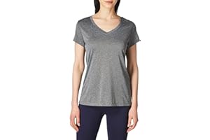 Hanes Women's Short Sleeve Cool DRI V-Neck Tee