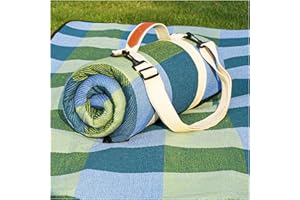 RYCHIC Waterproof Picnic Blanket Beach Outdoor Camping Mat Extra Large Foldable Cute Big Travel Essential Accessories Gift Park Patio Lawn Garden Grass Ground Play Music Festival Concert Must Have