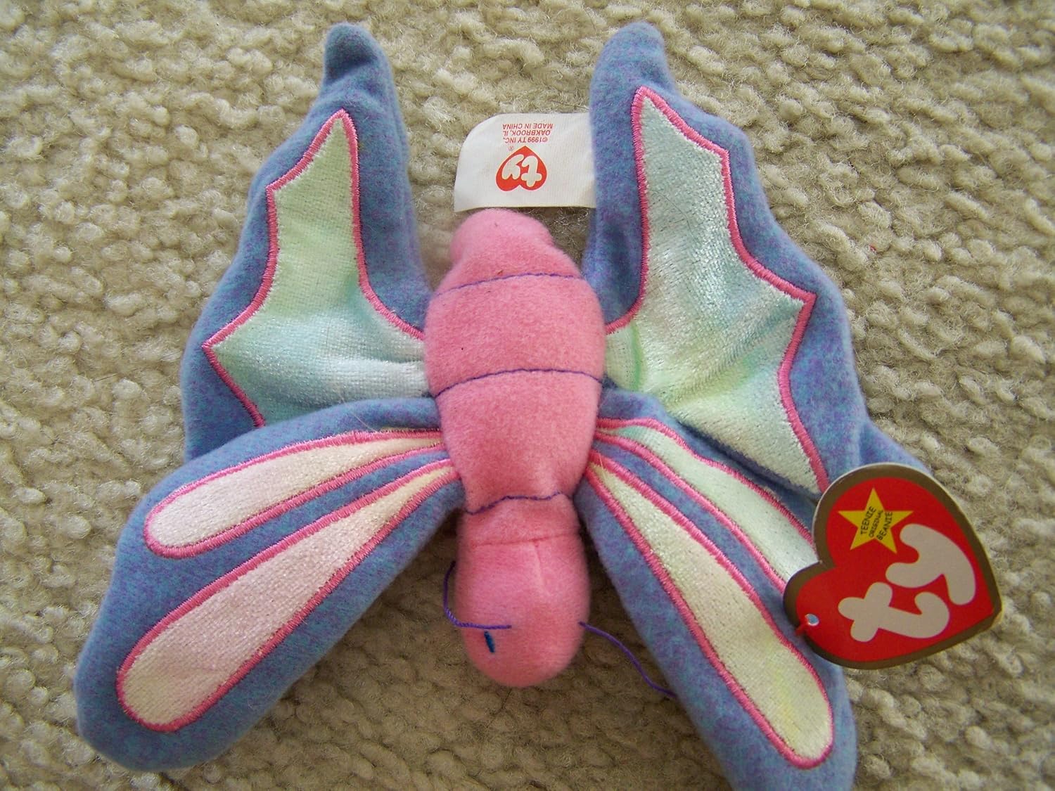 flutter the butterfly beanie baby