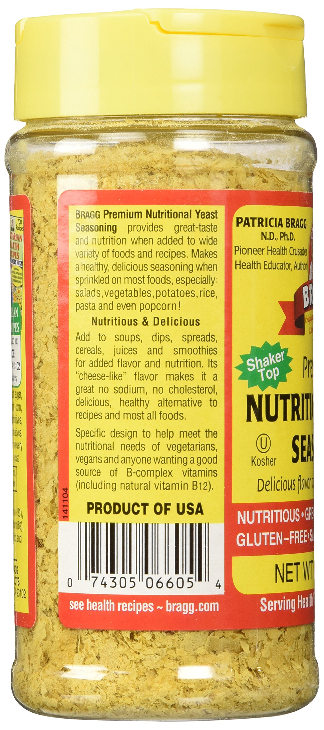 Bragg Nutritional Yeast Seasoning, 4.5 Oz (Pack Of 3) Buy Online in UAE. Grocery Products in