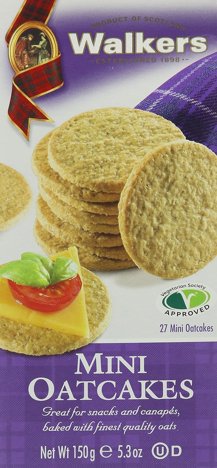 Walkers Shortbread Mini Oatcakes 150 g (Pack of 12) Amazon.co.uk Grocery