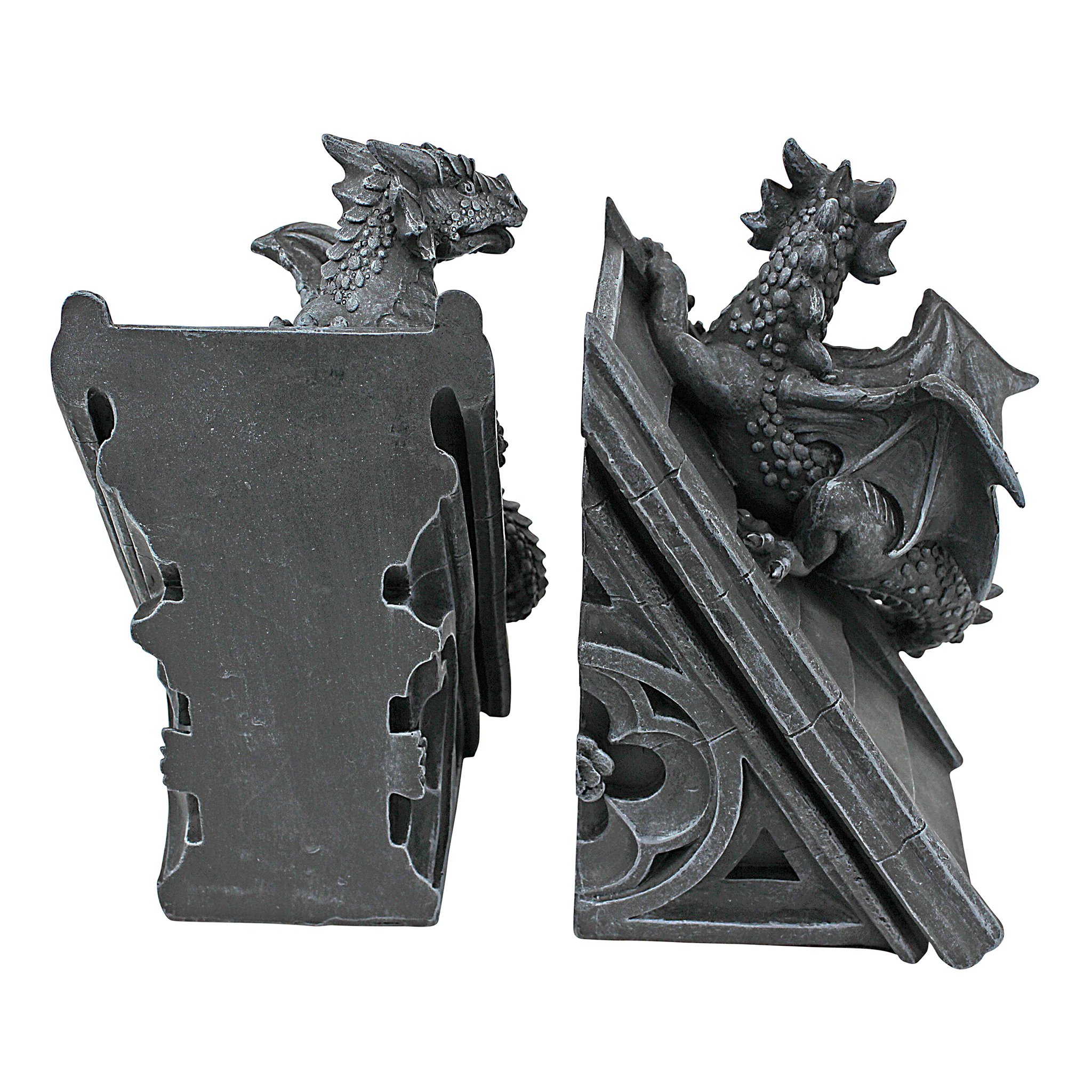 Design Toscano Gothic Castle Dragons Sculptural Bookends eBay