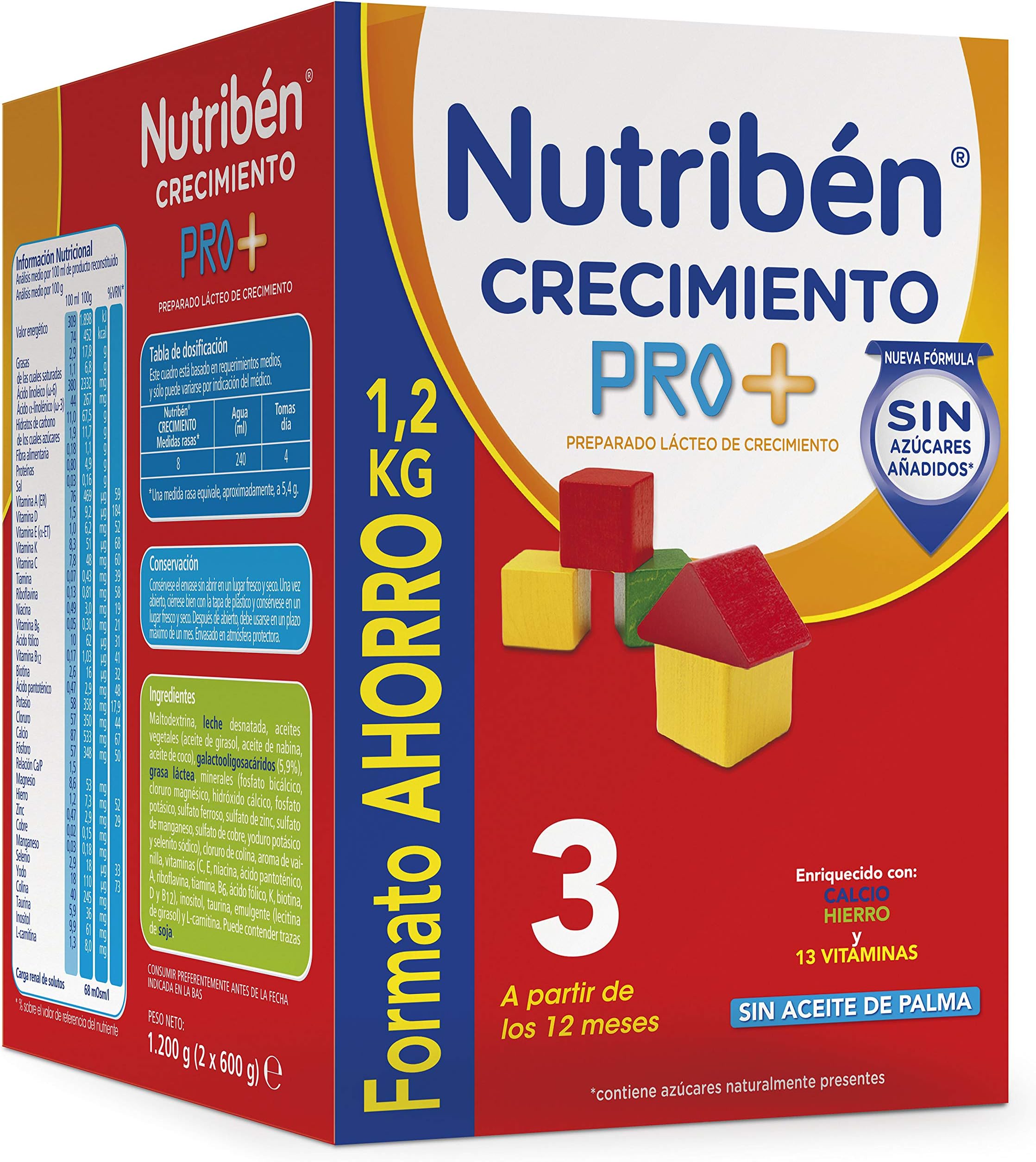 Nutriben Crecimiento 1200 Gr Form Ahorr