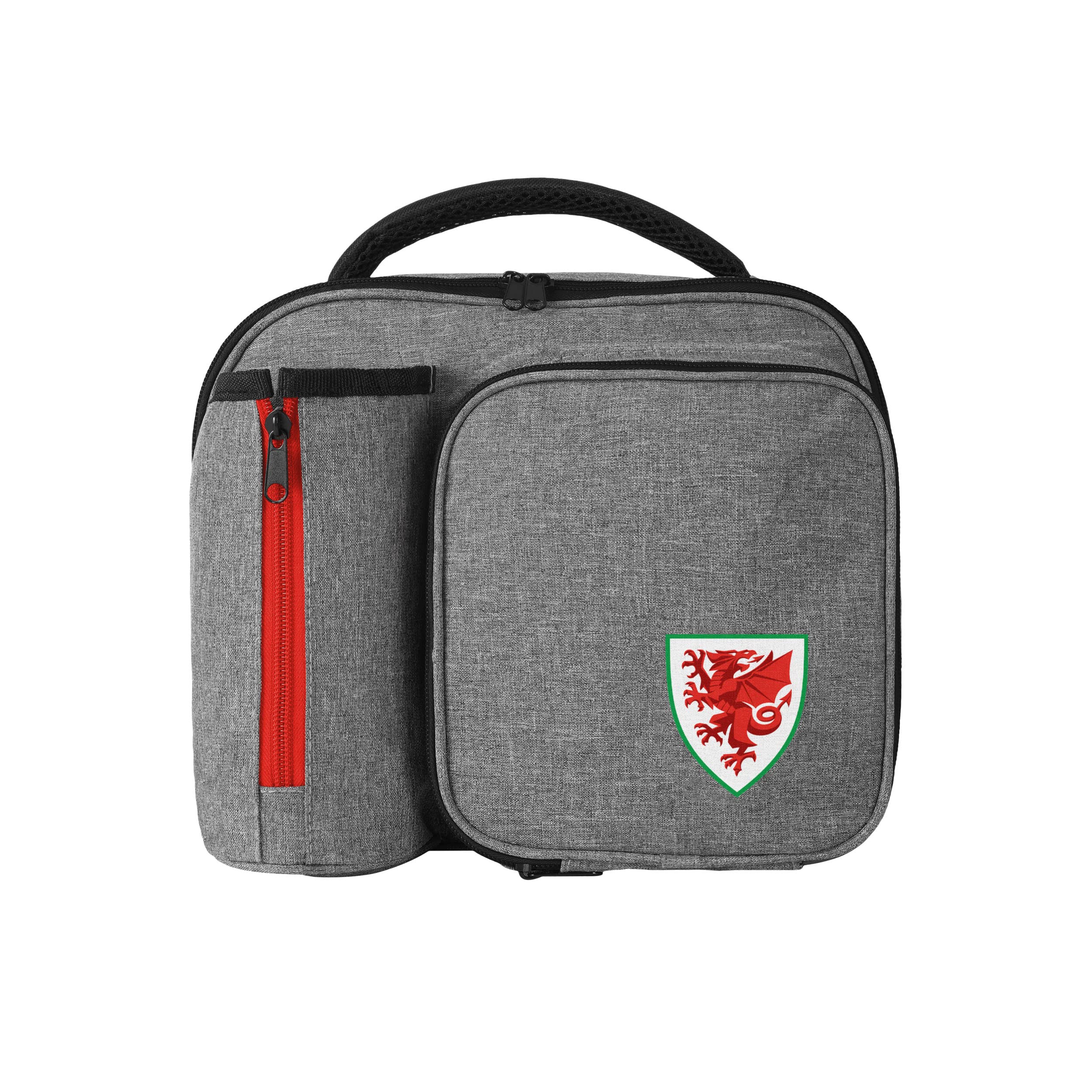 FOCO Officially Licensed Wales Grey Lunch Bag with Bottle Holder