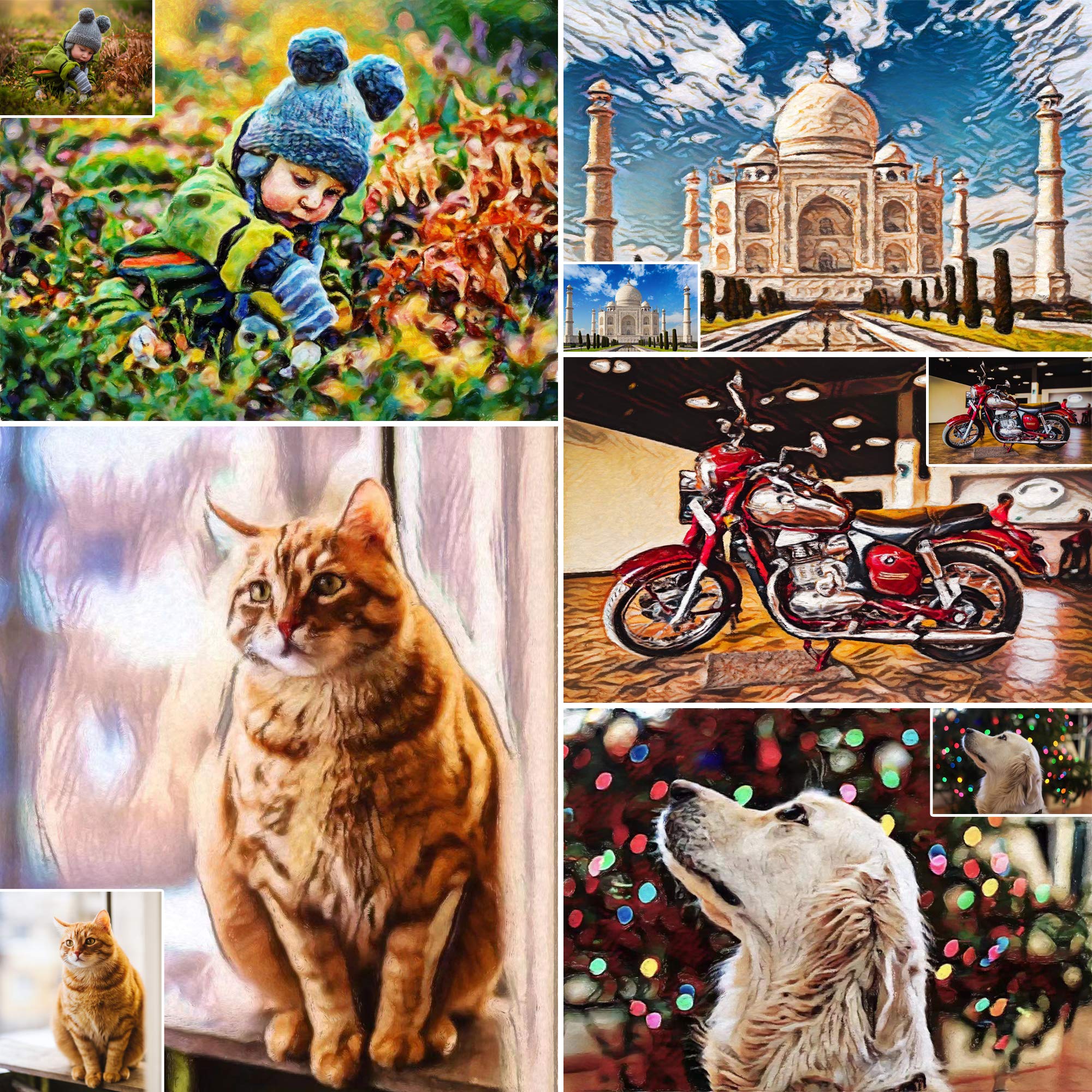 Made4u Customisable Paint By Numbers Kits Canvas Mounted on Wood Frame with Brushes and Paints for Adults Children Seniors Junior DIY Beginner Level Acrylics Painting Kits on Canvas (JDDZ4050)