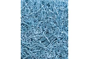 MagicWater Supply - 2 LB - Baby Blue - Soft & Thin Crinkle Cut Paper Shred Filler great for Gift Wrapping, Basket Filling, Birthdays, Weddings, Anniversaries, Valentines Day, and other occasions