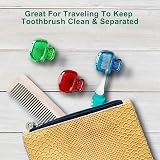 Mspan Toothbrush Head Cover Cap 4 Colors BPA Free PCTG Hygienic Case view 6