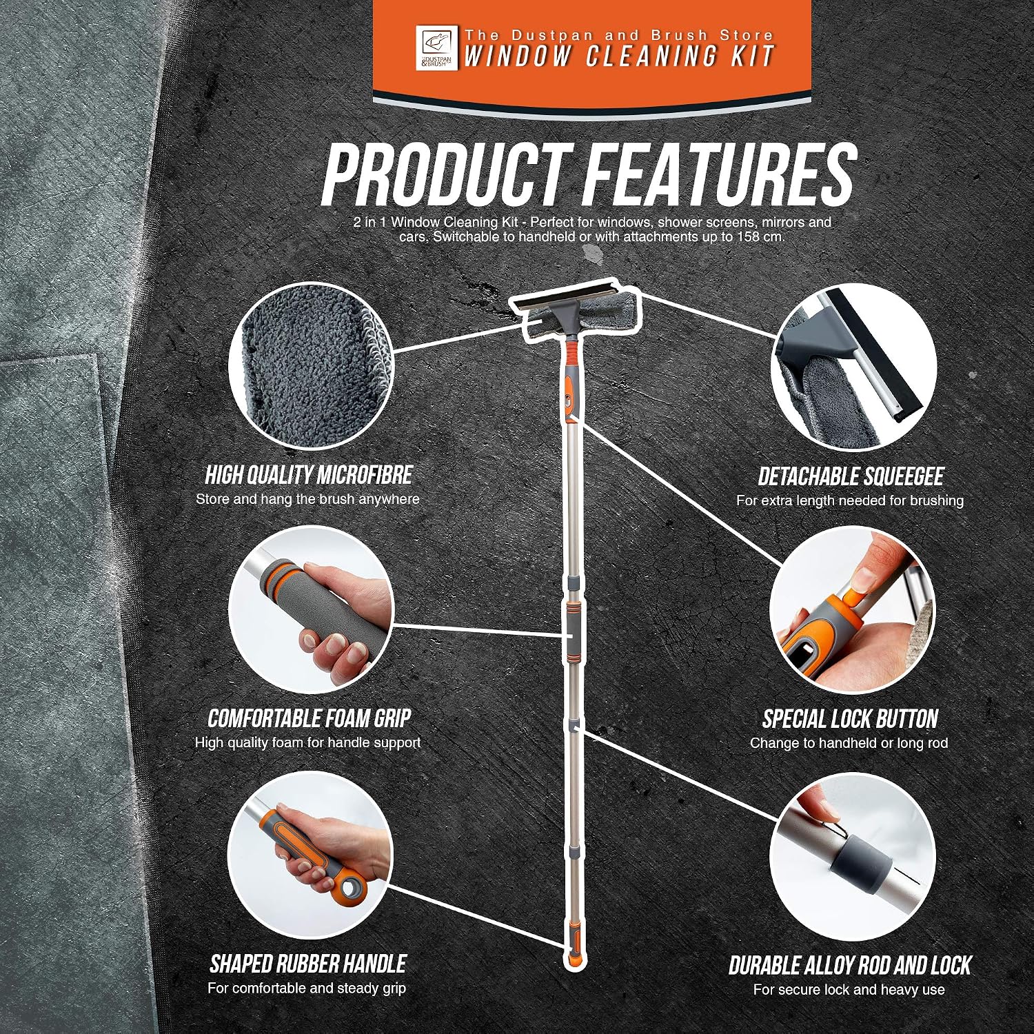Window Cleaning Kit, Professional Window Cleaning Equipment - Image 5