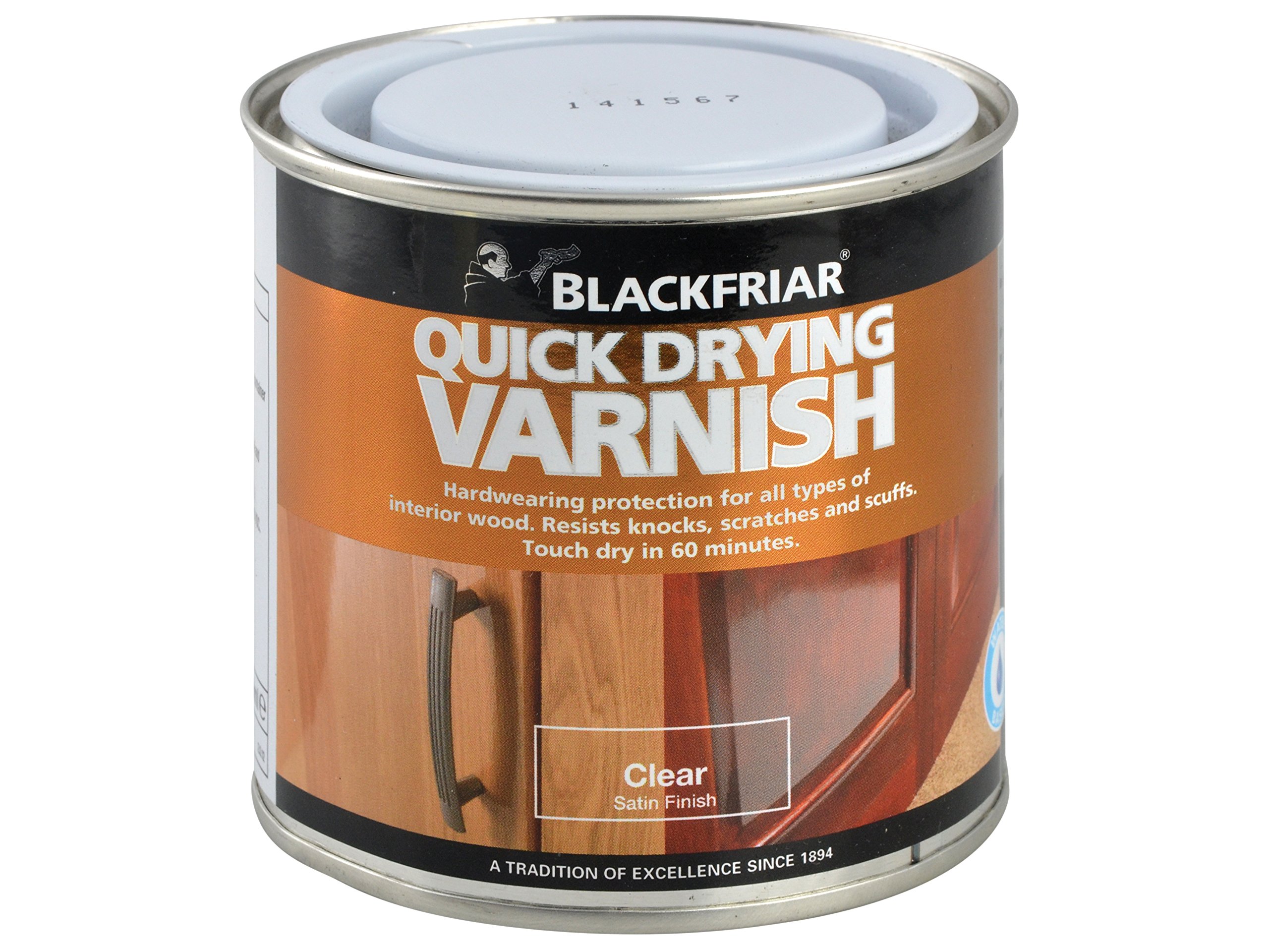 Blackfriar QDDVCS500 Quick Drying Duratough Interior Varnish Clear Satin 500ml