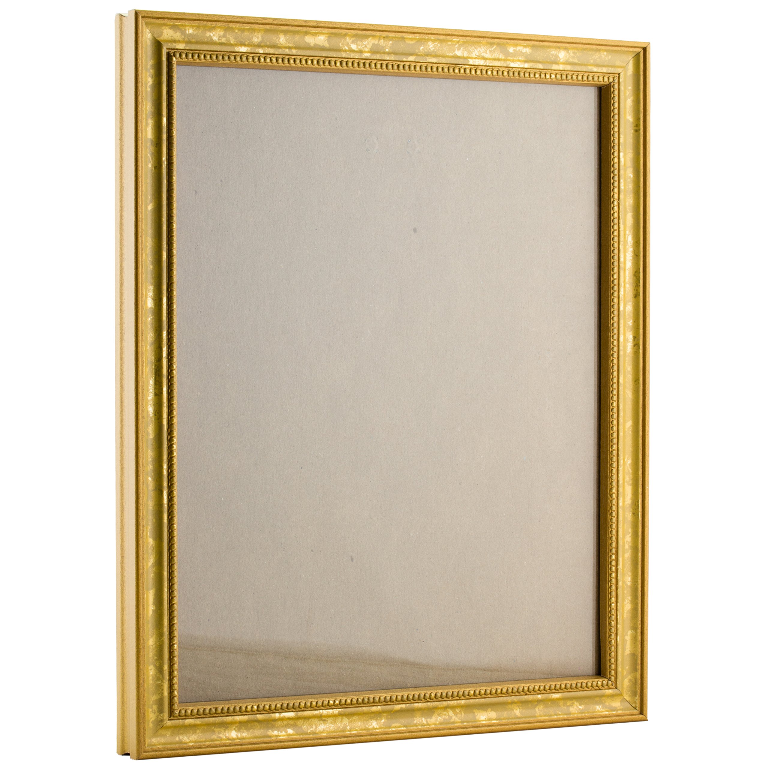 Craig Frames 314GD1114D 0.75-Inch Wide Picture/Poster Frame in Ornate Finish, 11 by 14-Inch, Ornate Gold