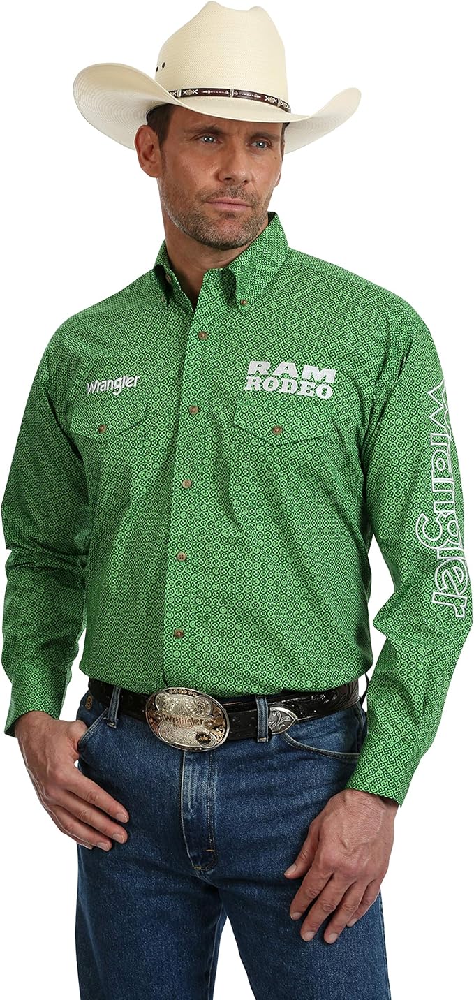 wrangler logo long sleeve shirts