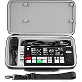 GEEKRIA Hard Shell Travel Case Compatible with Osee GoStream Deck/GoStream Deck Pro/GoStream Duet, Audio Video Mixer Switcher Carrying Bag (Dark Gray)