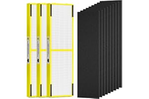 3 Pack FLT4825 HEPA Filter B Replacement Compatible with Germ-Guardian AC4825, AC4850PT, AC4300, AC4900, CDAP4500 and More, 3