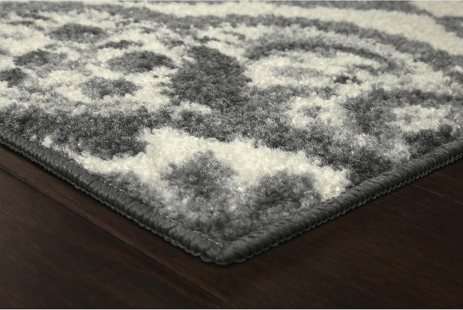 Vivian Medallion Runner Rug Non Slip Hallway Entry Carpet [Made in USA], 2 x 6, Grey: Furniture & Decor