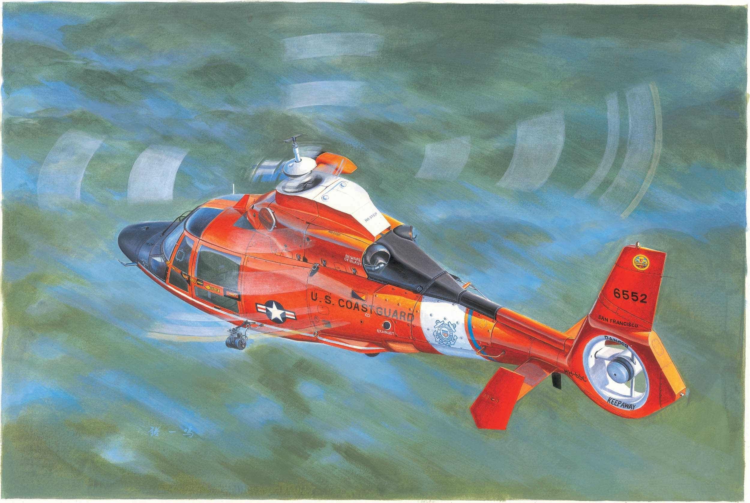 Trumpeter 1: 35 - Hh-65C dolphin, US Coast Guard