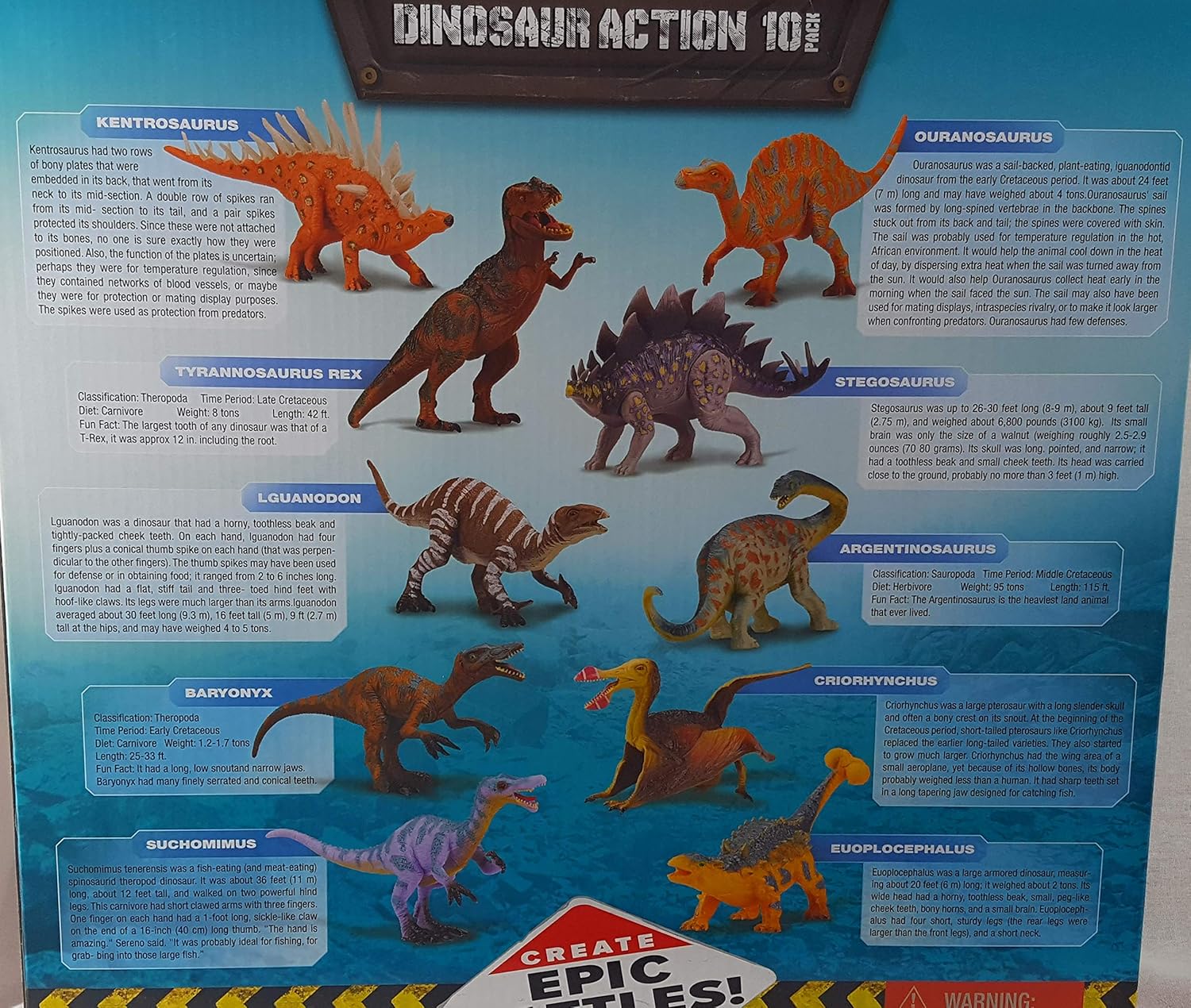 kid galaxy dinosaur 6 pack