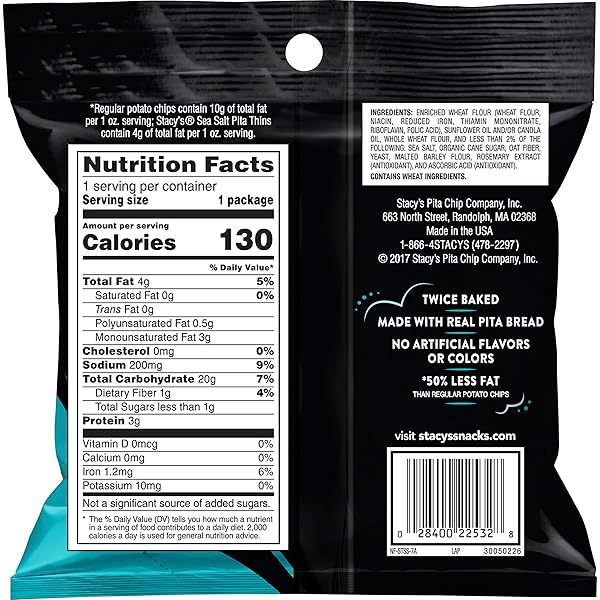 STACY’S PITA THINS VARIETY PACK, NO ARTIFICIAL COLORS OR FLAVORS, 1 OZ (24 COUNT)