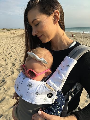 Baby Carrier Cover Organic Cotton Drool Teething Pads Fit Ergobaby