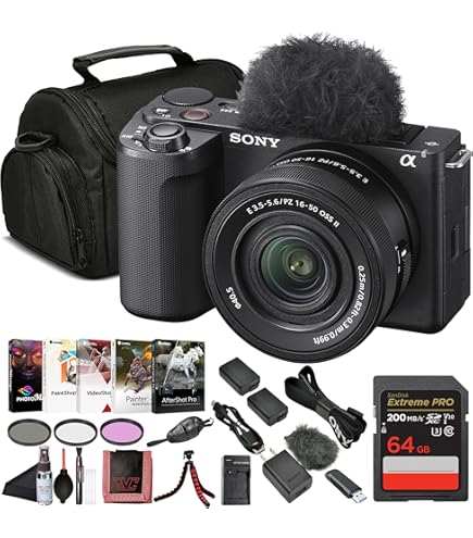 Amazon.com : Sony ZV-E10 II Mirrorless Camera with 16-50mm +