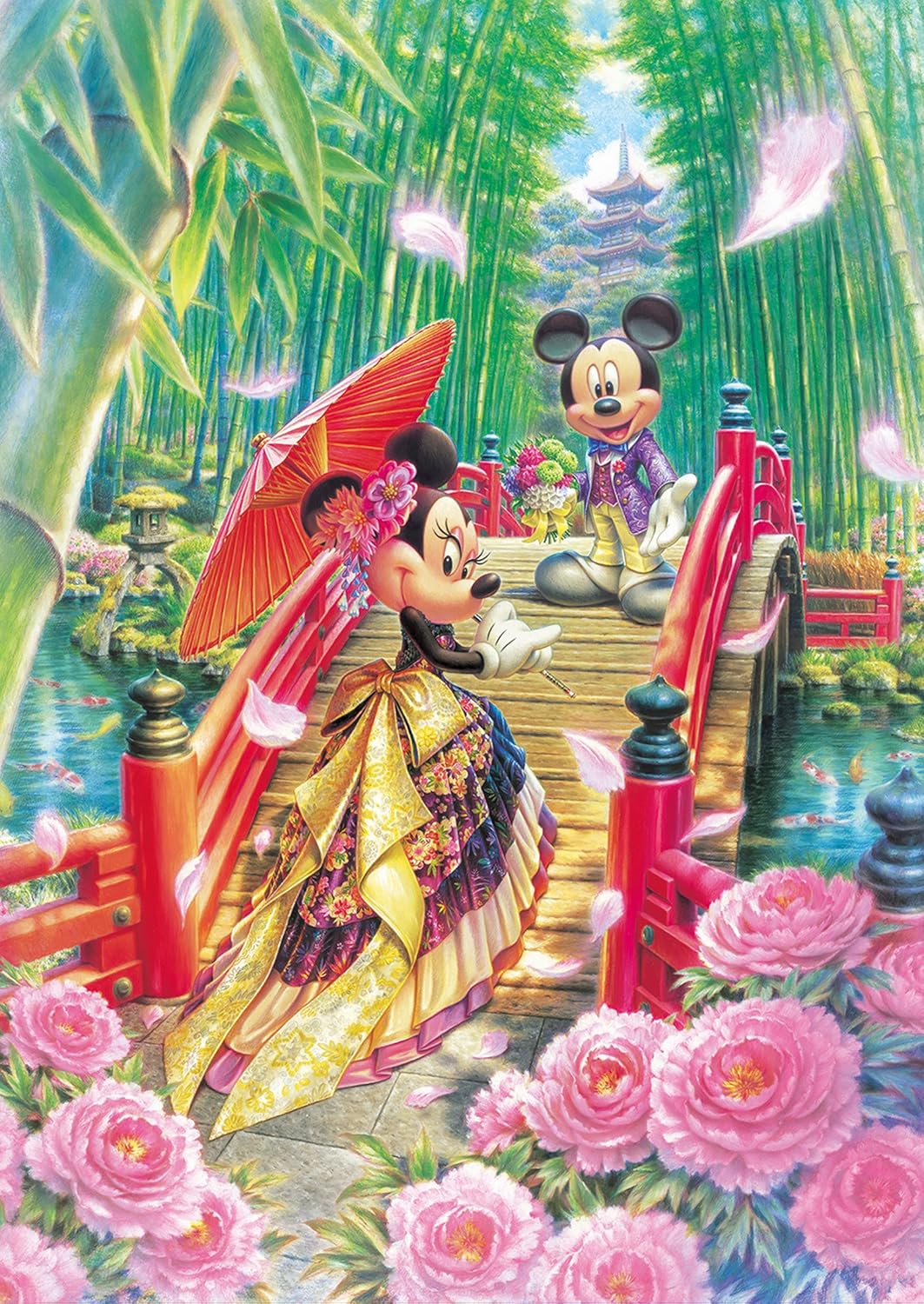 Amazon 266ピース ジグソーパズル ディズニー Miyabi 和モダン ウエディング ぎゅっとシリーズ ピュアホワイト 18 2x25 7cm おもちゃ おもちゃ