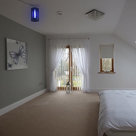 Gardigo Insektenvernichter Elektrisch Mit Uv Licht I Elektronischer Muckenschutz Gegen Mucken Fliegen Moskitos Insektenabwehr Fur 25 M Amazon De Kuche Haushalt