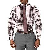 Nick Graham Mens Large Gingham Shirt/Tie Set