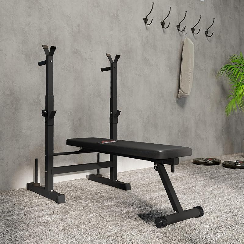 Supino de supino multifuncional de peso dobrável 220 kg