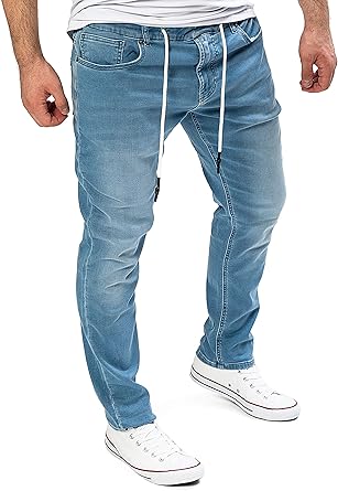 denim look sweatpants