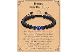 ACOGVN 13th 16th 18th 21st 30th 40th 50th 60th Birthday Gifts for Boys Men Him 13 16 18 21 30 40 50 60 Year Old Boy Male Man Birthday Gifts Birthday Bracelet for Boyfriend Son Brother Grandson Nephew Dad Husband Grandpa Uncle Friend