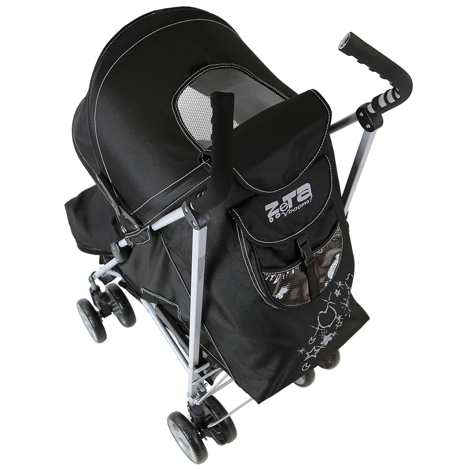 zeta vooom stroller with footmuff