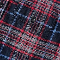 Dubinik®Mens Flannel Shirts Long Sleeve Flannel
