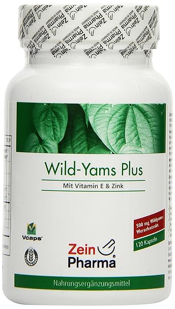 ZeinPharma Mexican Wild Yams 120 Vegetarische Kapseln, 1er Pack (1 x 75 g)
